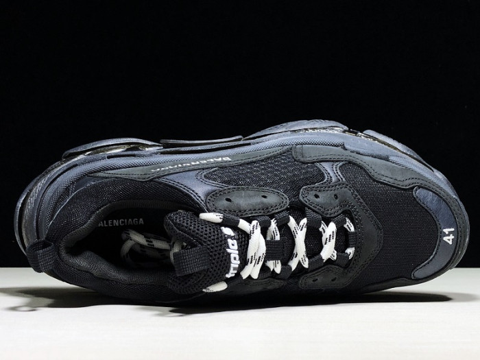 BLCG Wmns Triple S Trainer ‘Black Clear Sole’ 544351 W09O1 1000